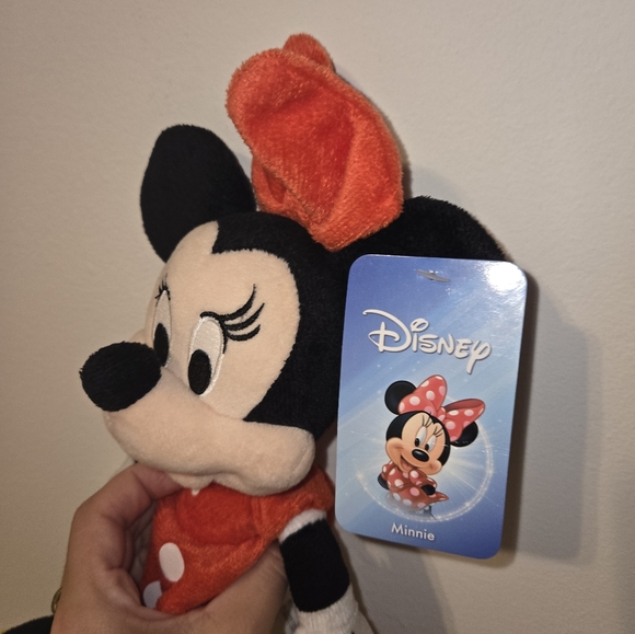 NWT Disney Minnie Mouse 11 " Plush Beanbag Doll with hangtag - Picture 3 of 5